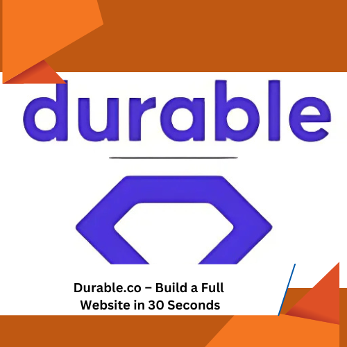 Durable.co – Build a Full Website in 30 Seconds and Best AI websites 2025