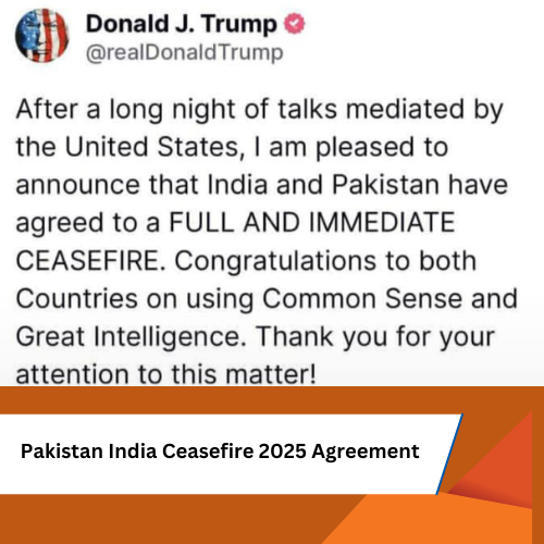 Pakistan India Ceasefire Agreement 
